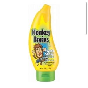 Monkey Brains Psycho Sticky Hair Styling Gel Extreme Hold Glue 8oz Fresh Scent